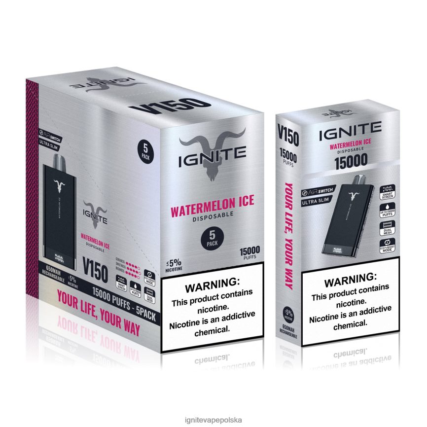 Ignite E Papieros Cena | IGNITE V150 vape pen 5-pak mentol 0648NZ87